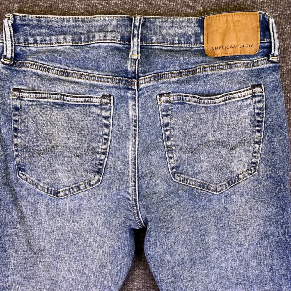 American Eagle Outfitters Men Slim Fit Denim Jeans 30x30 Airflex+ Fits30x27.5 AE